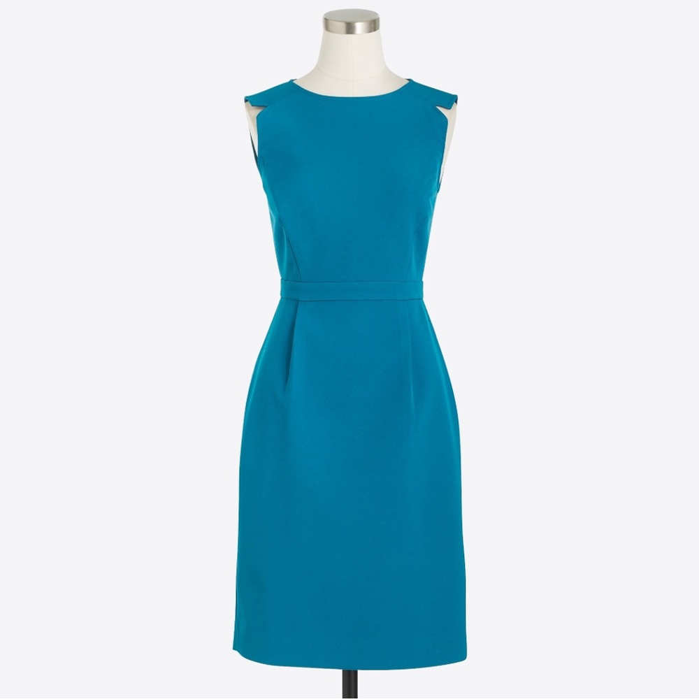J. Crew sleeveless fitted dress